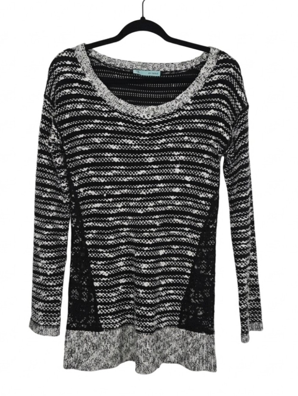 Maurices black/white cute sweater